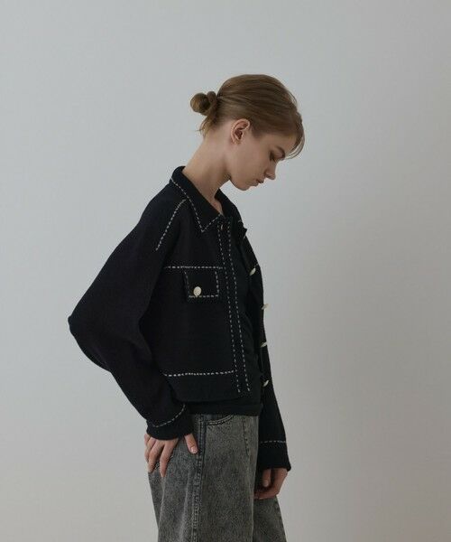 GRACE CONTINENTAL / グレースコンチネンタル ニット・セーター | ステッチニットジャケット | 詳細21