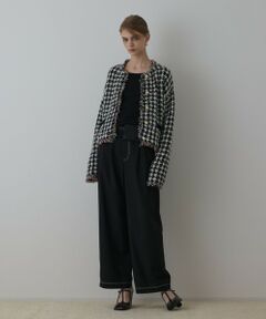 GRACE CONTINENTAL / グレースコンチネンタル その他パンツ | タックカーブパンツ