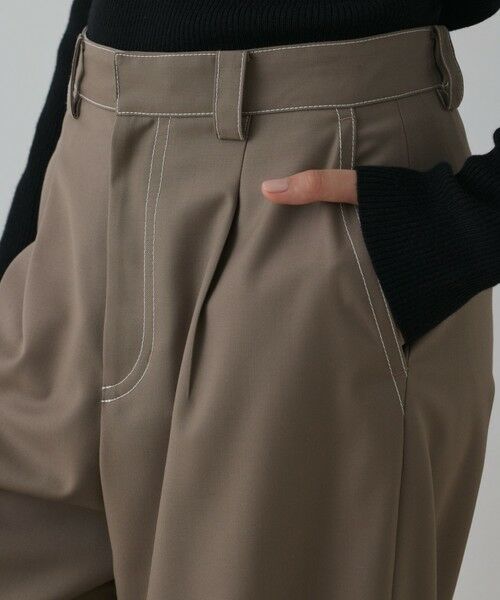 GRACE CONTINENTAL / グレースコンチネンタル その他パンツ | タックカーブパンツ | 詳細7