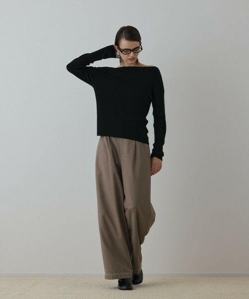 GRACE CONTINENTAL / グレースコンチネンタル その他パンツ | タックカーブパンツ | 詳細1