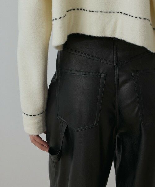 GRACE CONTINENTAL / グレースコンチネンタル その他パンツ | カーブフェイクレザーパンツ | 詳細19