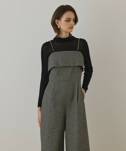 GRACE CONTINENTAL / グレースコンチネンタル サロペット・オールインワン | チドリツイードサロペット | 詳細7