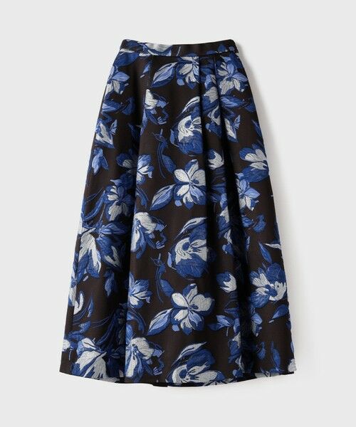 GRACE CONTINENTAL / グレースコンチネンタル ロング・マキシ丈スカート | ラメフラワージャガードスカート | 詳細21