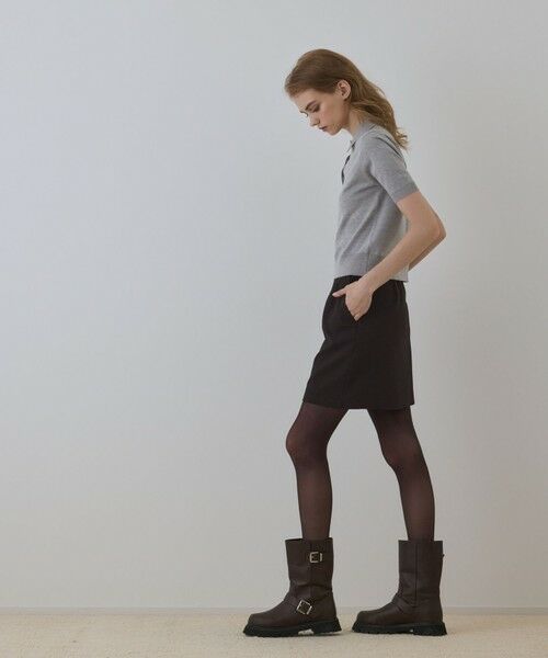 GRACE CONTINENTAL / グレースコンチネンタル ミニ・ひざ丈スカート | ウールギャバミニスカート | 詳細16