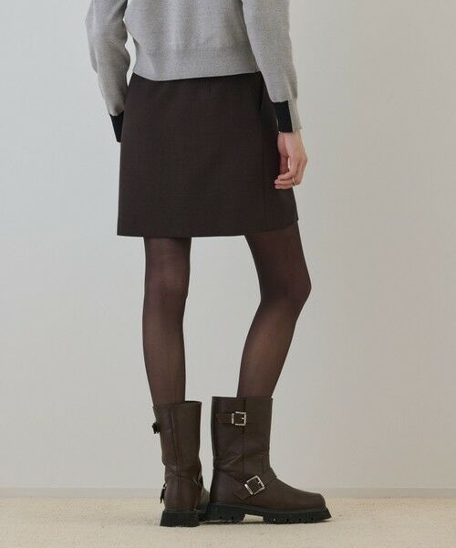 GRACE CONTINENTAL / グレースコンチネンタル ミニ・ひざ丈スカート | ウールギャバミニスカート | 詳細9