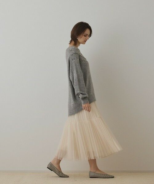 GRACE CONTINENTAL / グレースコンチネンタル ロング・マキシ丈スカート | チュールティアードスカート | 詳細3
