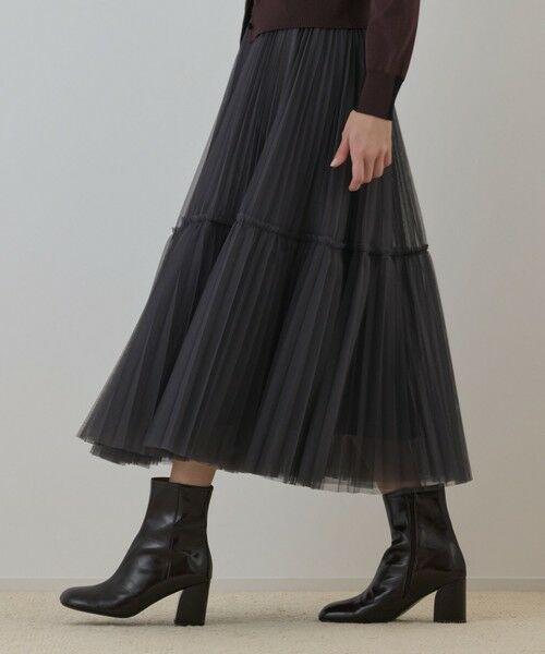 GRACE CONTINENTAL / グレースコンチネンタル ロング・マキシ丈スカート | チュールティアードスカート | 詳細13