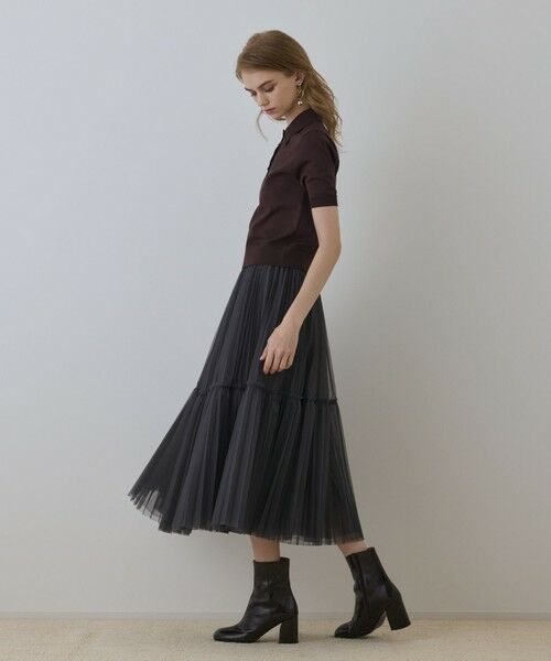 GRACE CONTINENTAL / グレースコンチネンタル ロング・マキシ丈スカート | チュールティアードスカート | 詳細17