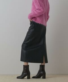 GRACE CONTINENTAL / グレースコンチネンタル ロング・マキシ丈スカート | フェイクレザータイトスカート