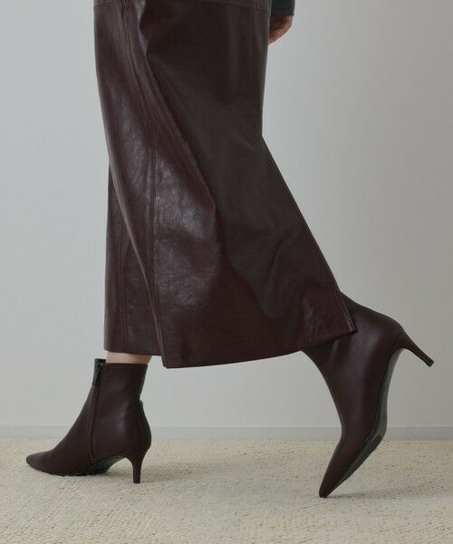 GRACE CONTINENTAL / グレースコンチネンタル ロング・マキシ丈スカート | フェイクレザータイトスカート | 詳細8