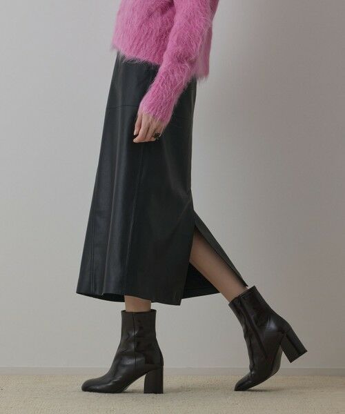 GRACE CONTINENTAL / グレースコンチネンタル ロング・マキシ丈スカート | フェイクレザータイトスカート | 詳細18