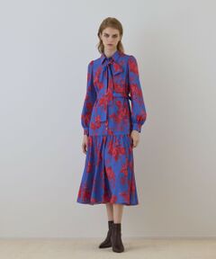 GRACE CONTINENTAL / グレースコンチネンタル ロング・マキシ丈ワンピース | ブーケフラワープリントワンピース