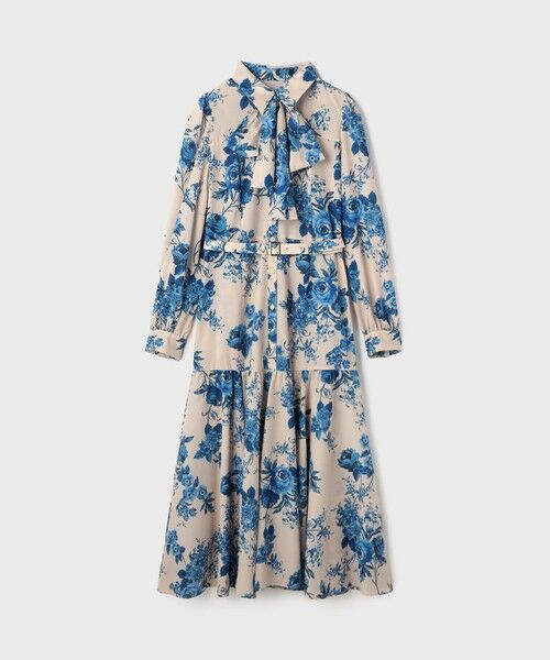 GRACE CONTINENTAL / グレースコンチネンタル ロング・マキシ丈ワンピース | ブーケフラワープリントワンピース | 詳細11