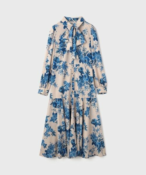 GRACE CONTINENTAL / グレースコンチネンタル ロング・マキシ丈ワンピース | ブーケフラワープリントワンピース | 詳細14