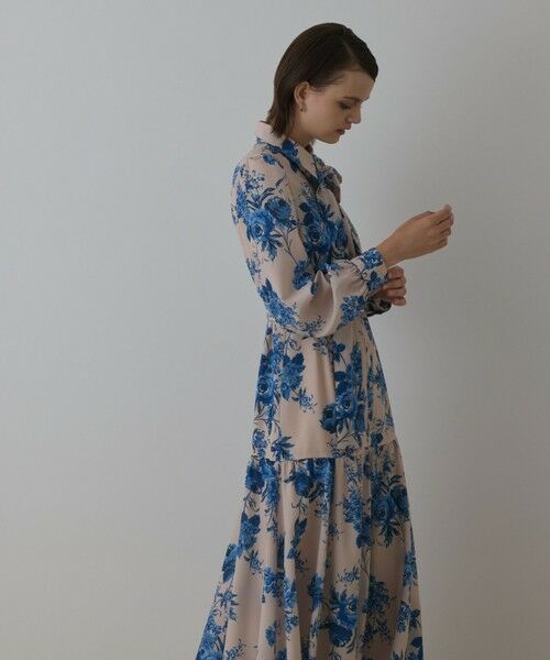 GRACE CONTINENTAL / グレースコンチネンタル ロング・マキシ丈ワンピース | ブーケフラワープリントワンピース | 詳細4