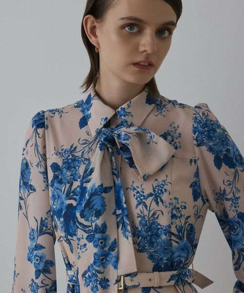 GRACE CONTINENTAL / グレースコンチネンタル ロング・マキシ丈ワンピース | ブーケフラワープリントワンピース | 詳細5