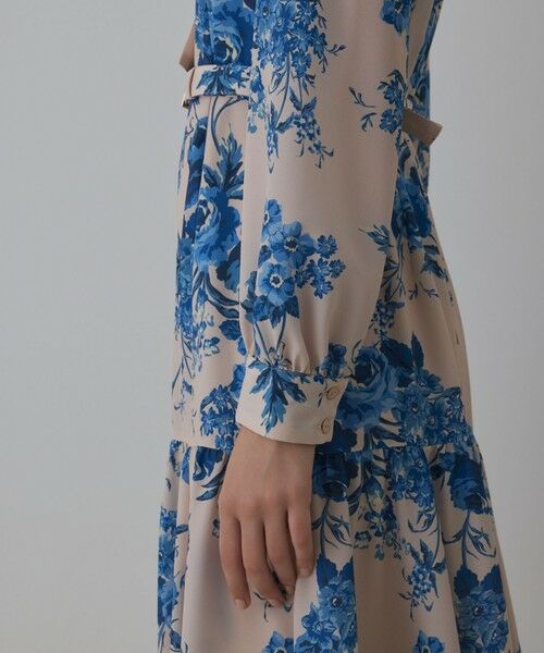 GRACE CONTINENTAL / グレースコンチネンタル ロング・マキシ丈ワンピース | ブーケフラワープリントワンピース | 詳細7
