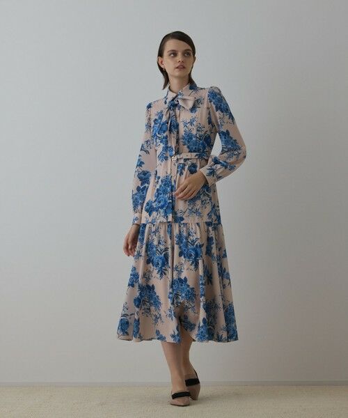 GRACE CONTINENTAL / グレースコンチネンタル ロング・マキシ丈ワンピース | ブーケフラワープリントワンピース | 詳細9