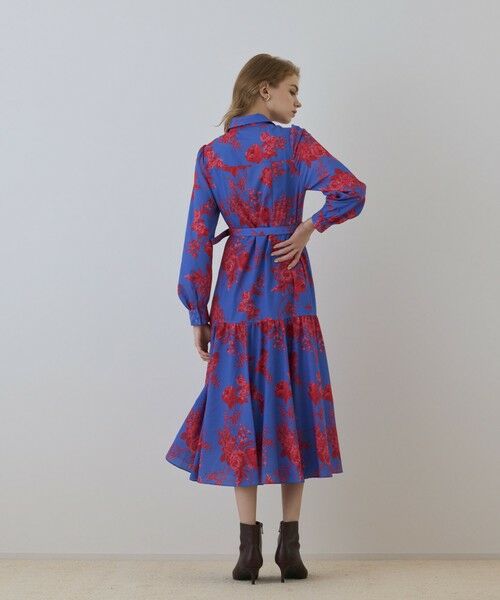 GRACE CONTINENTAL / グレースコンチネンタル ロング・マキシ丈ワンピース | ブーケフラワープリントワンピース | 詳細17