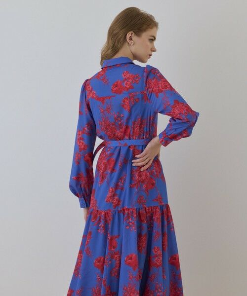 GRACE CONTINENTAL / グレースコンチネンタル ロング・マキシ丈ワンピース | ブーケフラワープリントワンピース | 詳細21