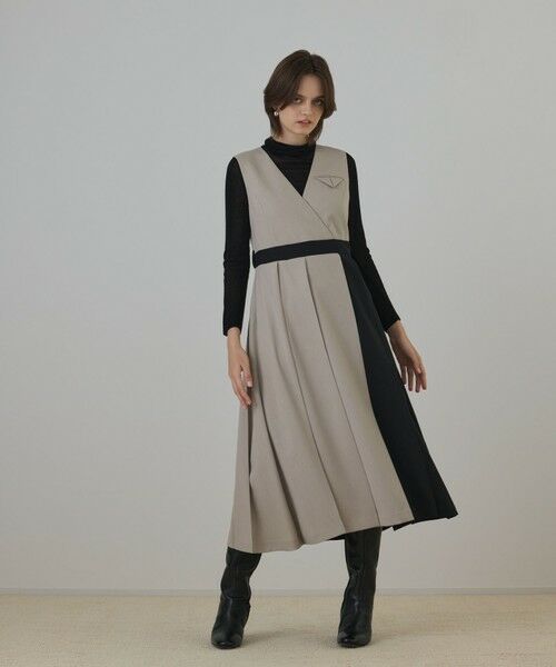 GRACE CONTINENTAL / グレースコンチネンタル ロング・マキシ丈ワンピース | プリーツジャンパースカート | 詳細15