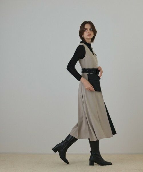 GRACE CONTINENTAL / グレースコンチネンタル ロング・マキシ丈ワンピース | プリーツジャンパースカート | 詳細3