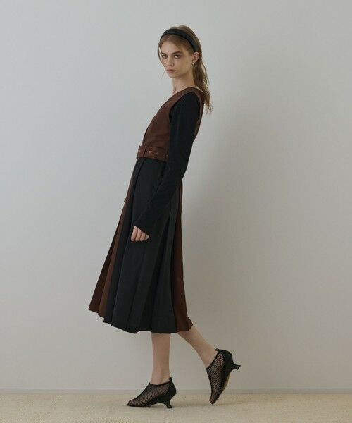 GRACE CONTINENTAL / グレースコンチネンタル ロング・マキシ丈ワンピース | プリーツジャンパースカート | 詳細21
