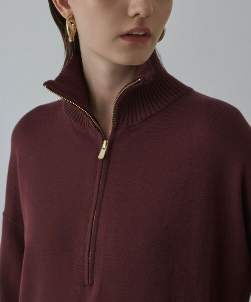 GRACE CONTINENTAL / グレースコンチネンタル ロング・マキシ丈ワンピース | バイカラーストレートニットワンピース | 詳細13