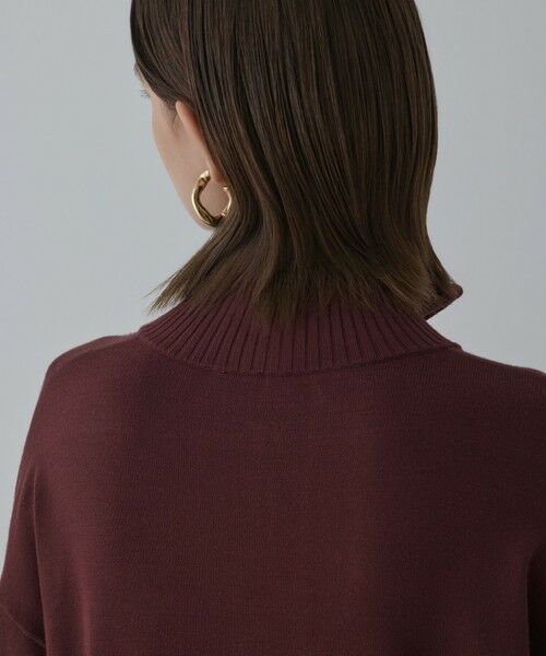 GRACE CONTINENTAL / グレースコンチネンタル ロング・マキシ丈ワンピース | バイカラーストレートニットワンピース | 詳細16