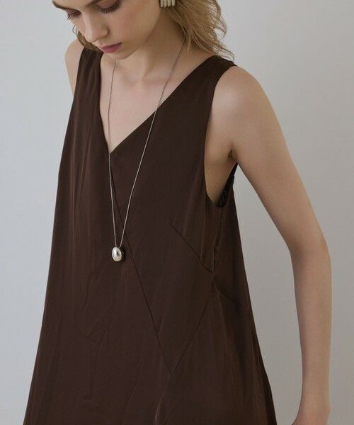 GRACE CONTINENTAL / グレースコンチネンタル ロング・マキシ丈ワンピース | サテンレースニットワンピース | 詳細15