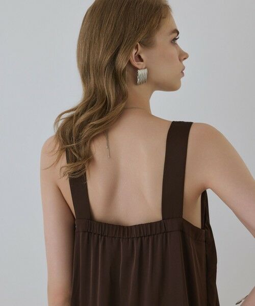 GRACE CONTINENTAL / グレースコンチネンタル ロング・マキシ丈ワンピース | サテンレースニットワンピース | 詳細17