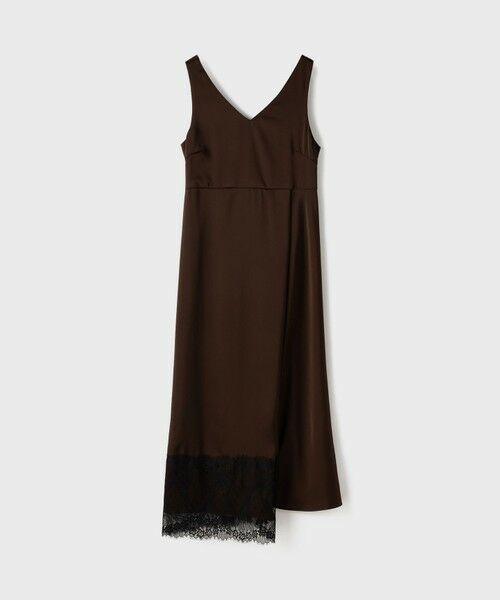 GRACE CONTINENTAL / グレースコンチネンタル ロング・マキシ丈ワンピース | サテンレースニットワンピース | 詳細19