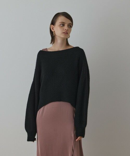 GRACE CONTINENTAL / グレースコンチネンタル ロング・マキシ丈ワンピース | サテンレースニットワンピース | 詳細24