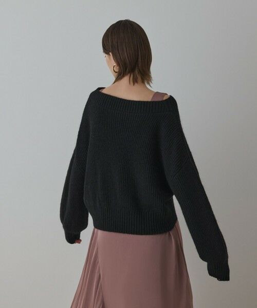 GRACE CONTINENTAL / グレースコンチネンタル ロング・マキシ丈ワンピース | サテンレースニットワンピース | 詳細26