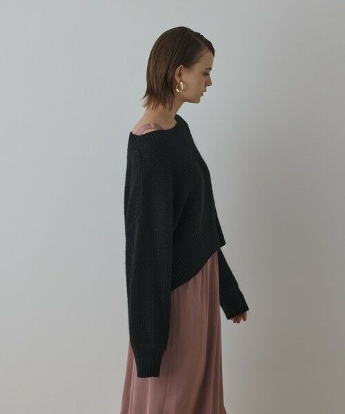 GRACE CONTINENTAL / グレースコンチネンタル ロング・マキシ丈ワンピース | サテンレースニットワンピース | 詳細27