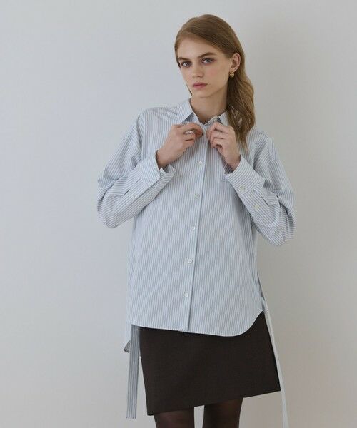 GRACE CONTINENTAL / グレースコンチネンタル シャツ・ブラウス | エンブレム刺繍シャツ | 詳細2