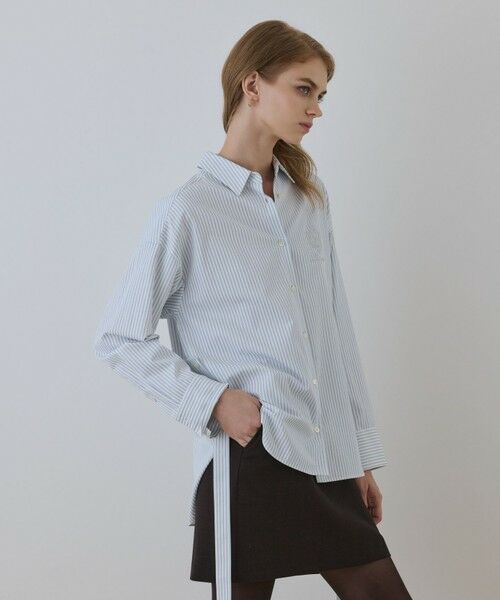 GRACE CONTINENTAL / グレースコンチネンタル シャツ・ブラウス | エンブレム刺繍シャツ | 詳細5