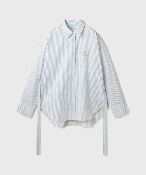 GRACE CONTINENTAL / グレースコンチネンタル シャツ・ブラウス | エンブレム刺繍シャツ | 詳細7