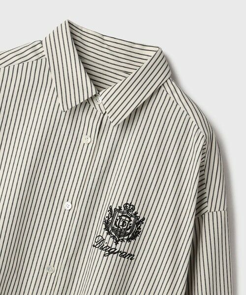 GRACE CONTINENTAL / グレースコンチネンタル シャツ・ブラウス | エンブレム刺繍シャツ | 詳細22