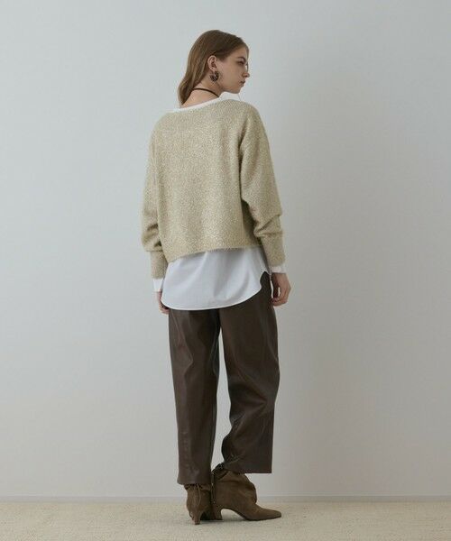 GRACE CONTINENTAL / グレースコンチネンタル ニット・セーター | グリッターニットトップ | 詳細2