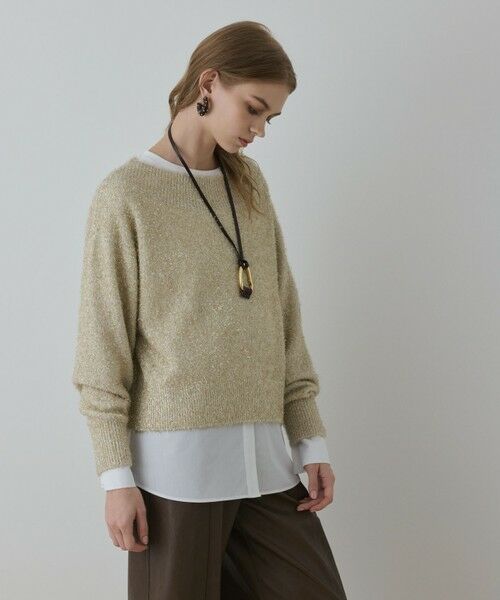 GRACE CONTINENTAL / グレースコンチネンタル ニット・セーター | グリッターニットトップ | 詳細3