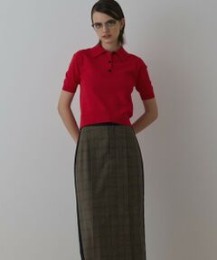 GRACE CONTINENTAL / グレースコンチネンタル その他トップス | バイカラーポロニットトップ