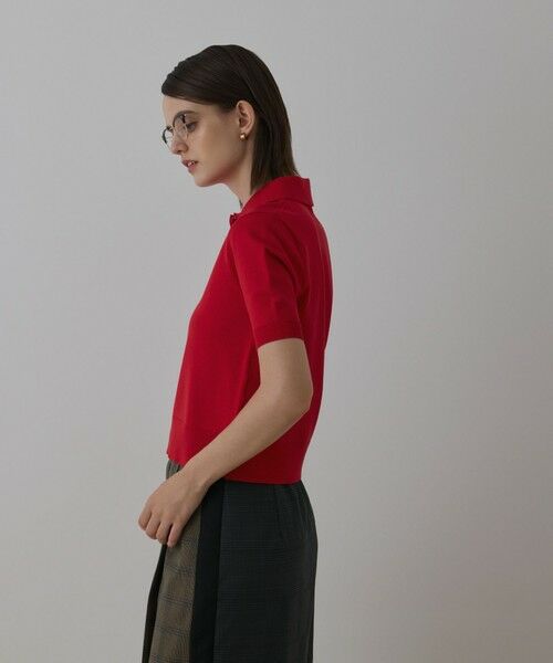 GRACE CONTINENTAL / グレースコンチネンタル その他トップス | バイカラーポロニットトップ | 詳細2