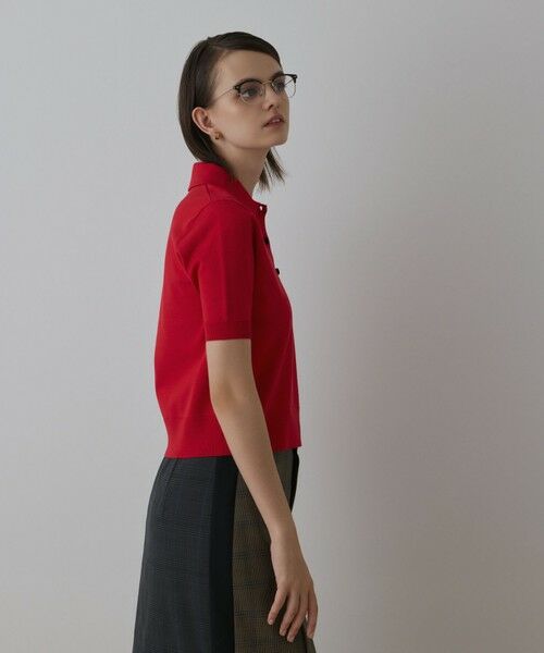 GRACE CONTINENTAL / グレースコンチネンタル その他トップス | バイカラーポロニットトップ | 詳細4