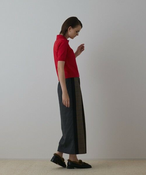 GRACE CONTINENTAL / グレースコンチネンタル その他トップス | バイカラーポロニットトップ | 詳細7