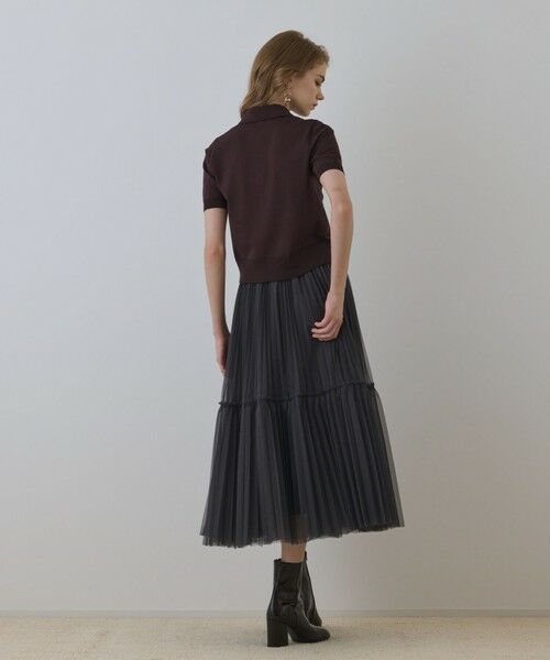 GRACE CONTINENTAL / グレースコンチネンタル その他トップス | バイカラーポロニットトップ | 詳細11