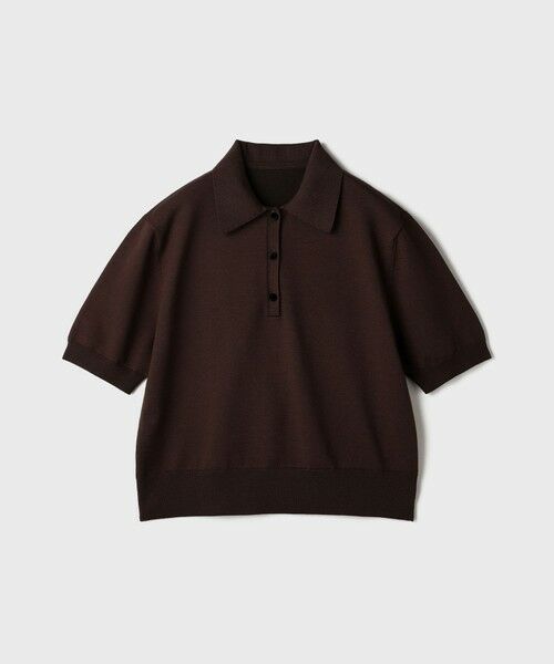 GRACE CONTINENTAL / グレースコンチネンタル その他トップス | バイカラーポロニットトップ | 詳細14