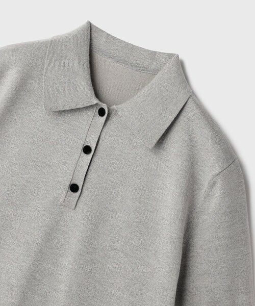 GRACE CONTINENTAL / グレースコンチネンタル その他トップス | バイカラーポロニットトップ | 詳細25