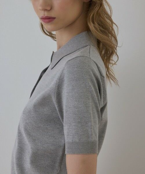 GRACE CONTINENTAL / グレースコンチネンタル その他トップス | バイカラーポロニットトップ | 詳細20