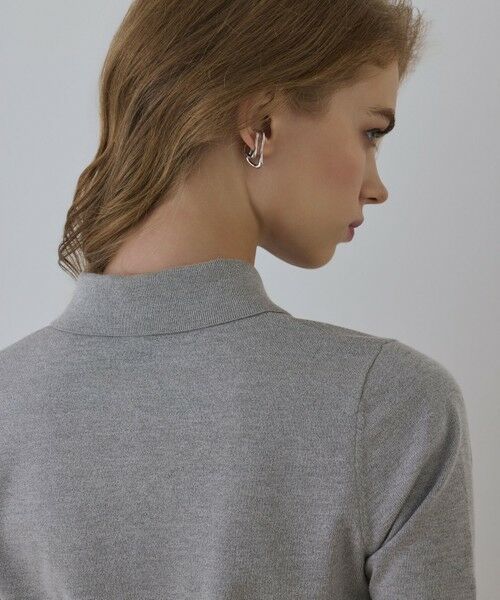 GRACE CONTINENTAL / グレースコンチネンタル その他トップス | バイカラーポロニットトップ | 詳細21